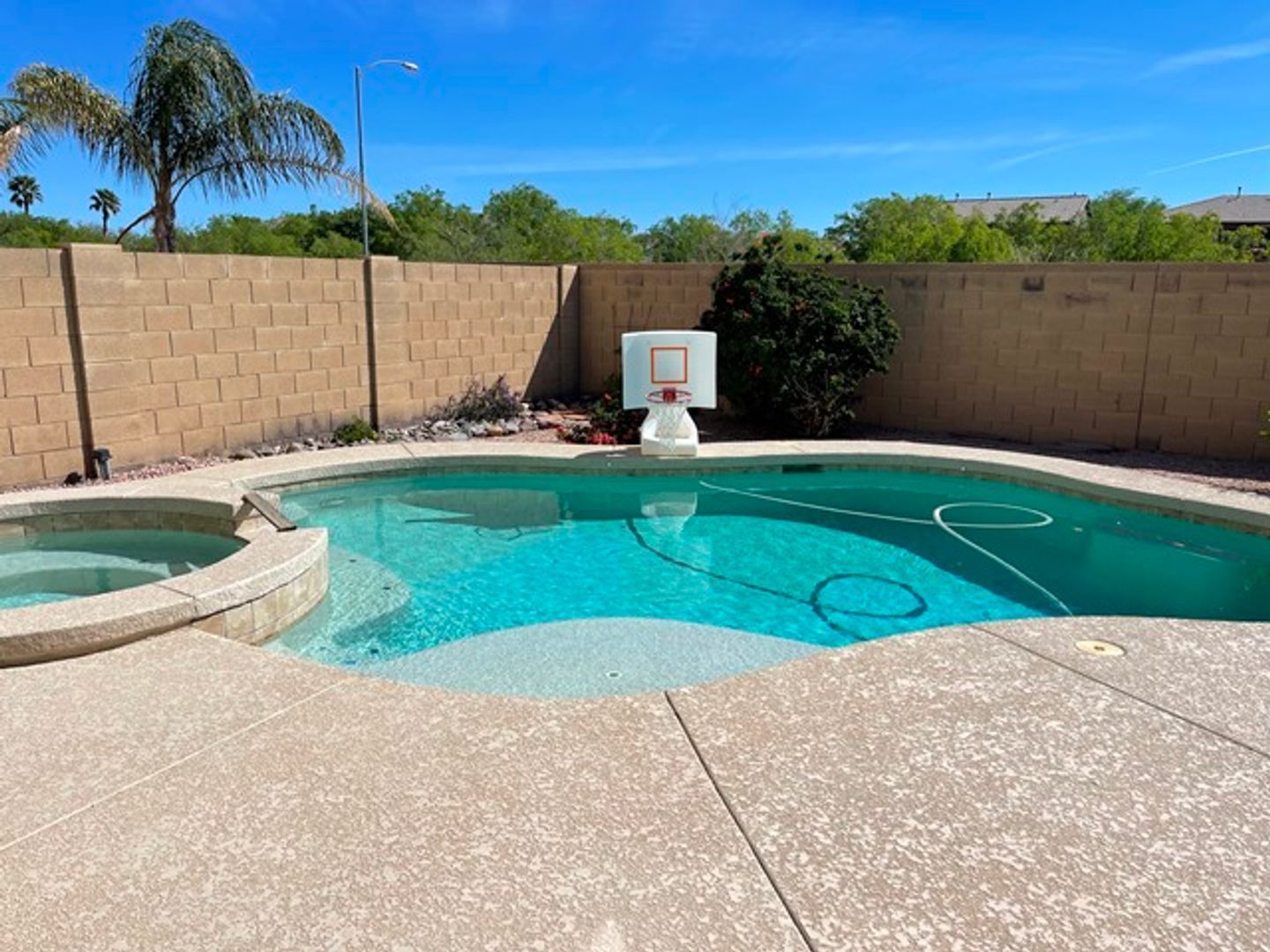 3 bedroom and 2 1/2 bath home with a pool and spa in Surprise Farms is ready for early July move in! property image